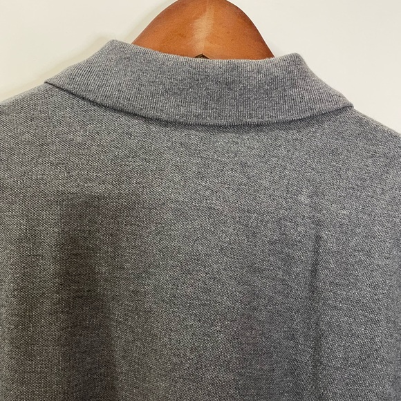 BROOKS BROTHERS Mens Performance Polo Shirt Gray Grey Size L Large Original Fit - Picture 6 of 10